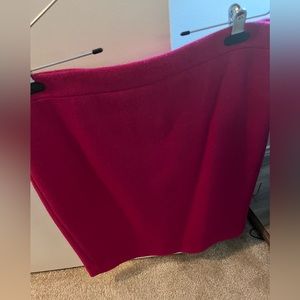 J Crew Pink Wool Pencil Skirt
